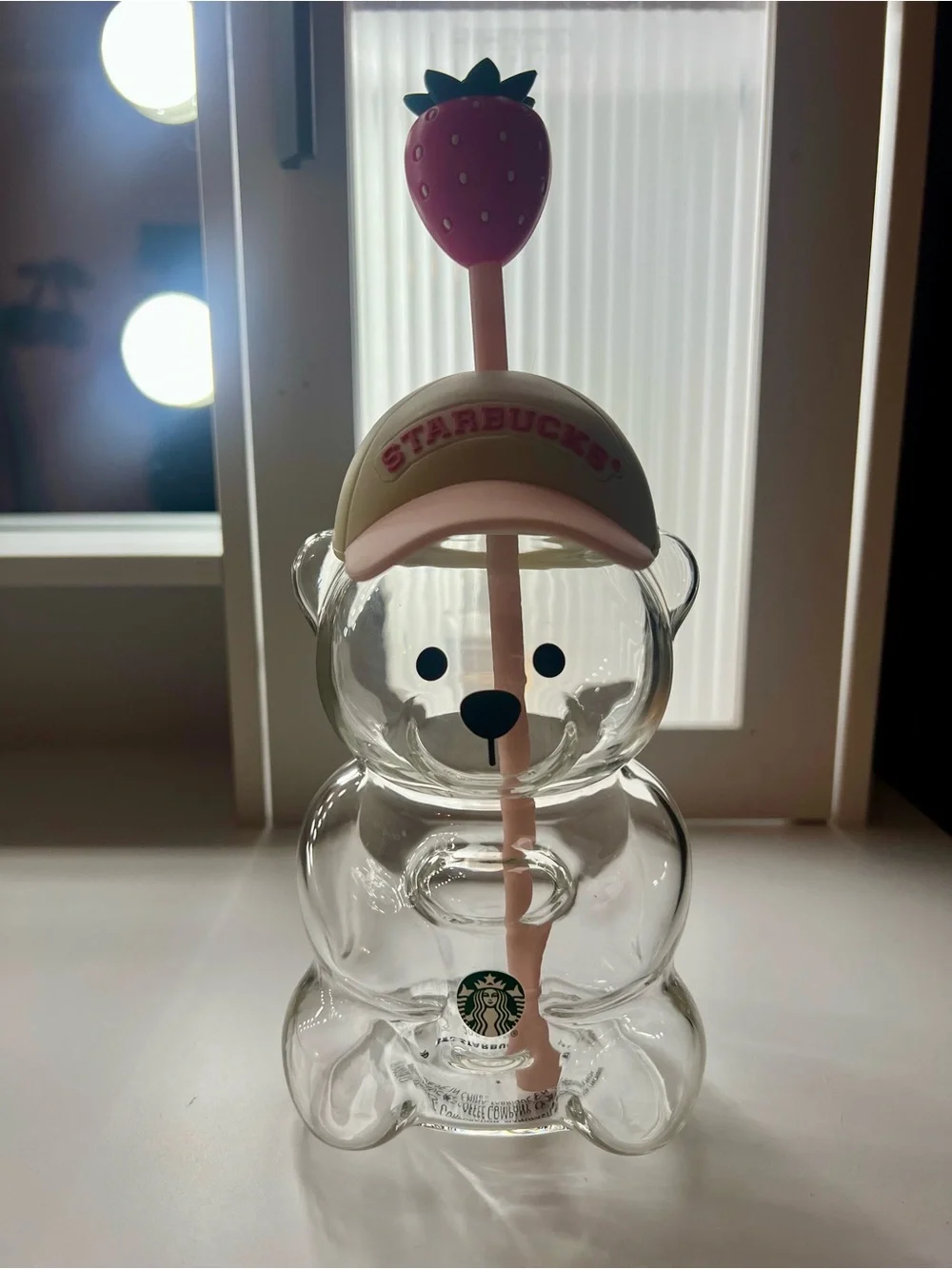 Starbucks Bearista Glass Cold Cup